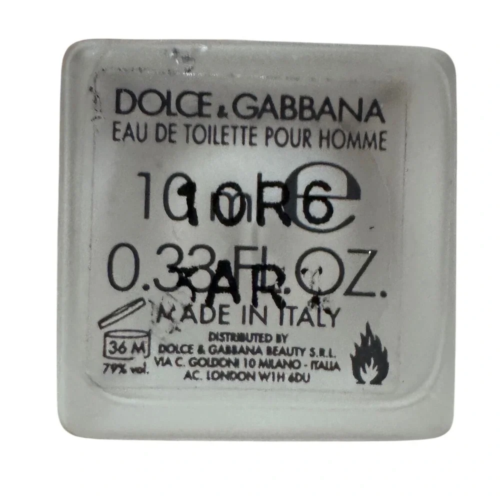 Dolce & Gabbana Light Blue Pour Homme EDT Travel Spray 0.33oz 10ml Lot of 4 Mens